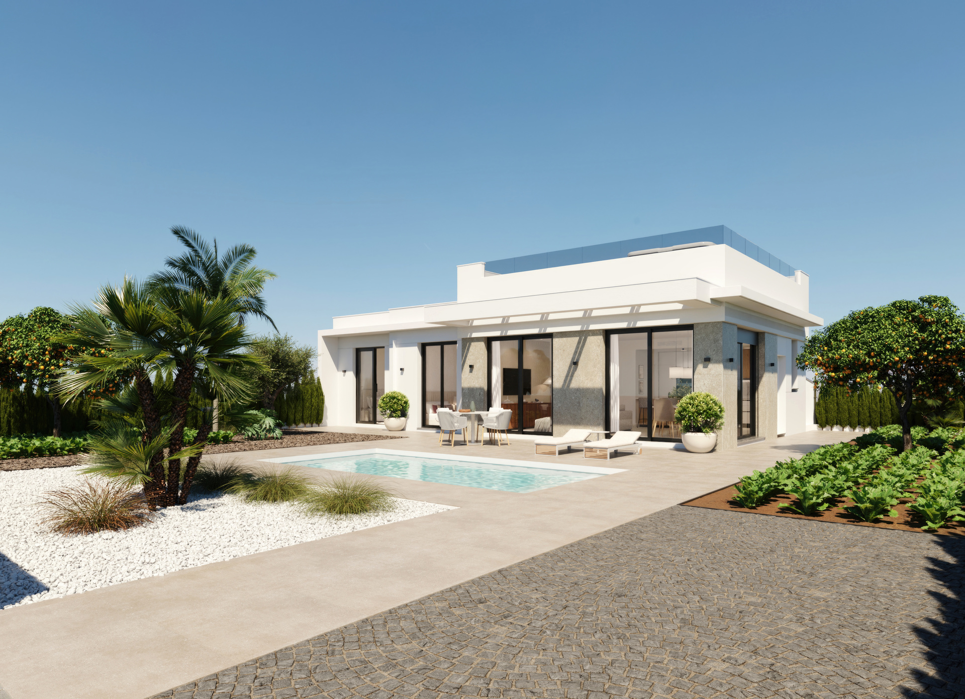 Chalet independiente en Hacienda del Alamo Golf