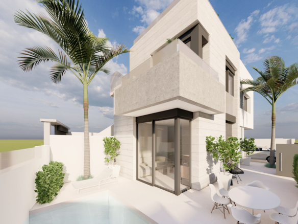 high-bungalow en Pilar de la Horadada – Ref. 64048301-02